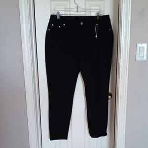 Classic Black Straight Leg Women's Pants
